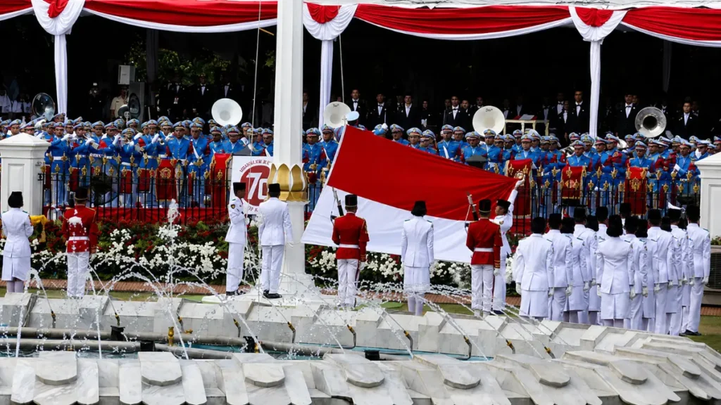 Upacara 17 Agustus 2026 HUT ke-81 RI digelar di Halaman Istana Merdeka, Jakarta.