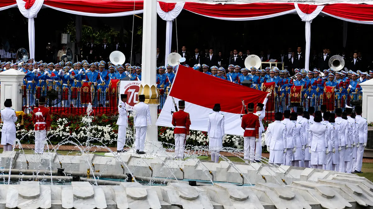 Upacara 17 Agustus 2026 HUT ke-81 RI digelar di Halaman Istana Merdeka, Jakarta.