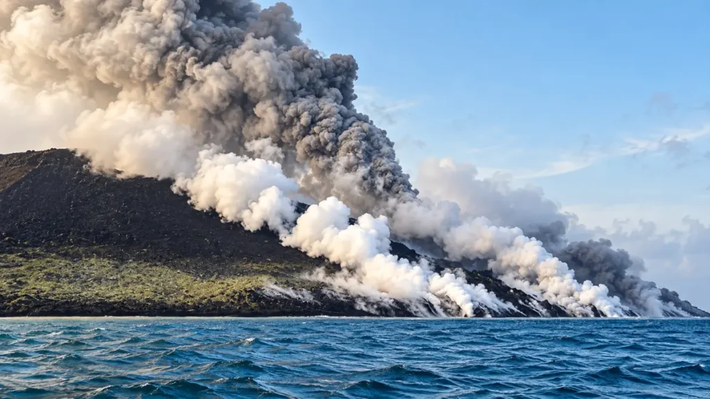 Lima jurnalis dan tiga kru hilang kontak saat menuju Anak Krakatau. Foto terakhir yang dikirim pemandu mengarah pada dugaan lokasi di sekitar Pulau Sertung.