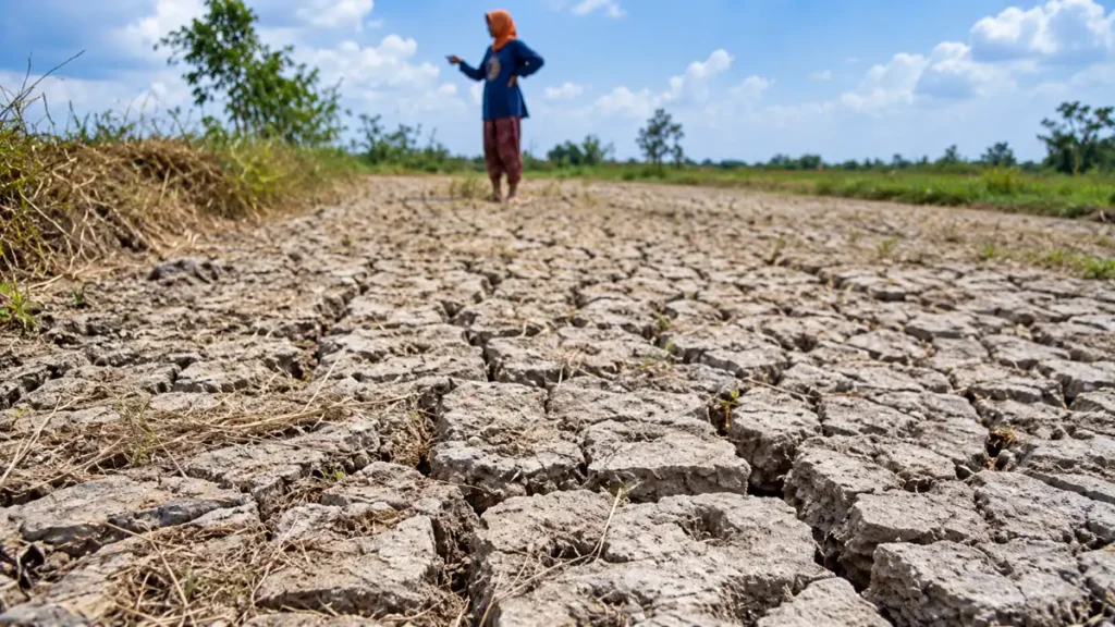 BMKG menetapkan tujuh kabupaten di Jawa Tengah berstatus awas kekeringan meteorologis pada 11–20 Oktober 2026.